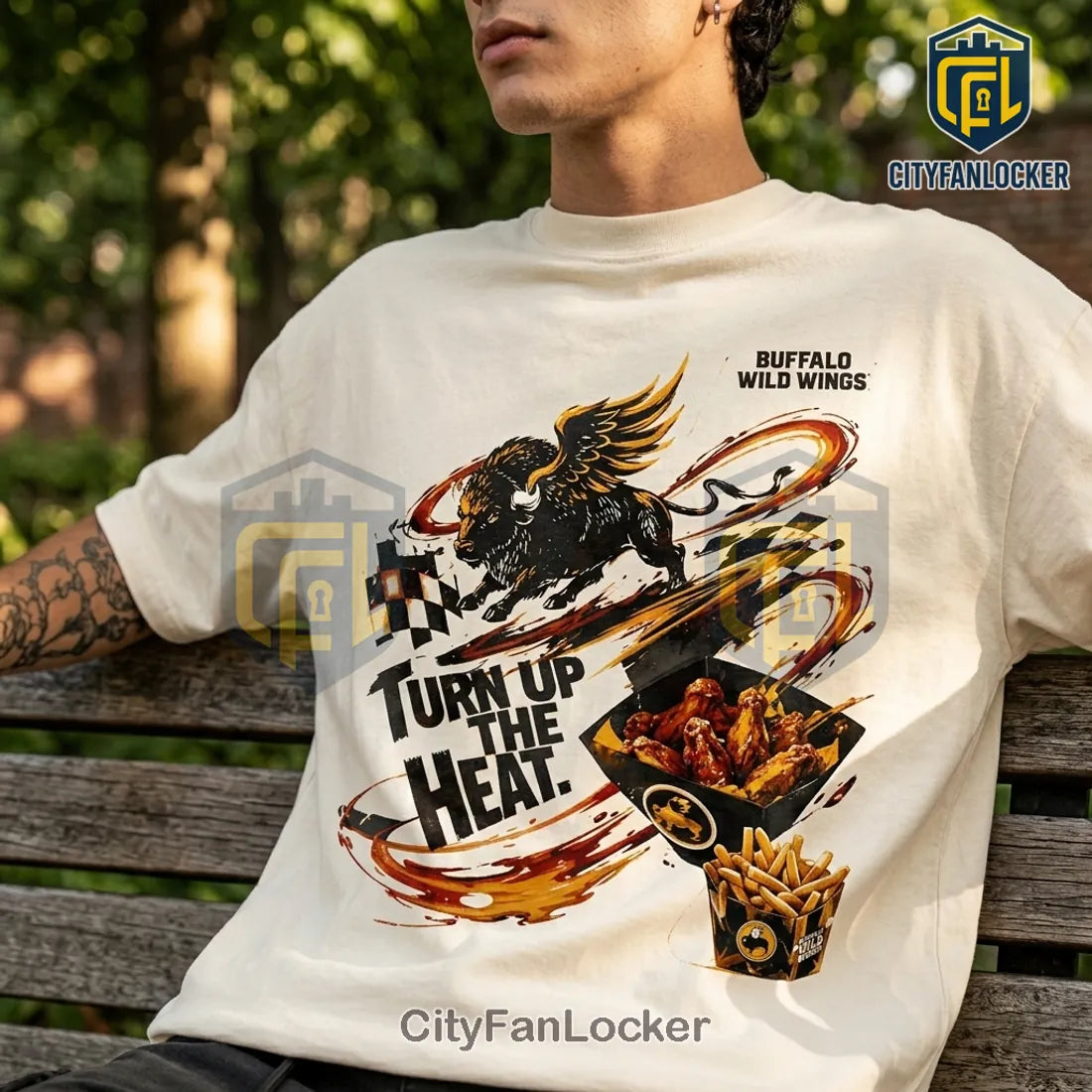 Buffalo Wild Wings Game Night Cream T-Shirt