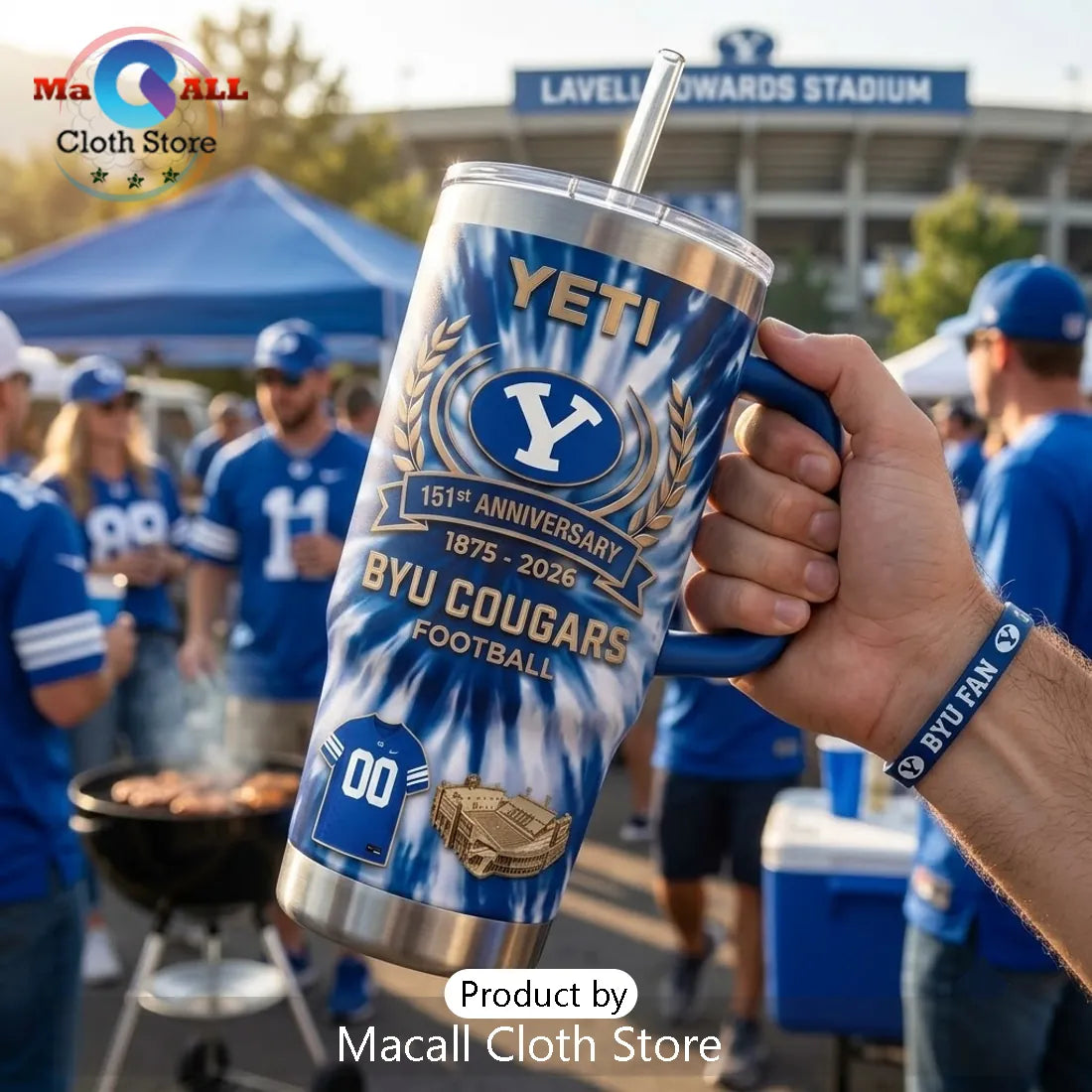 BYU Cougars 151st Anniversary Stanley Tumbler