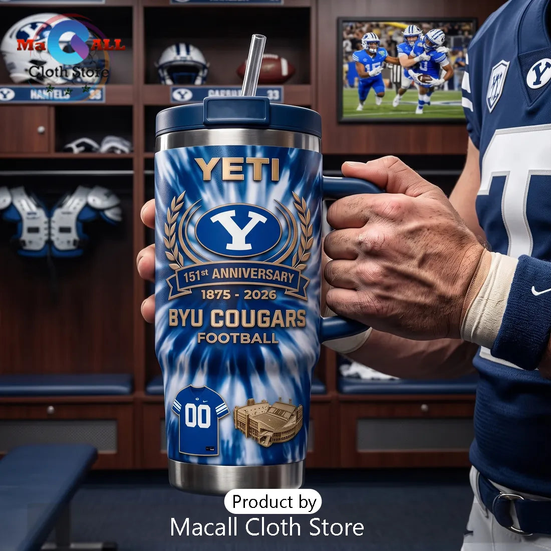 BYU Cougars 151st Anniversary Stanley Tumbler