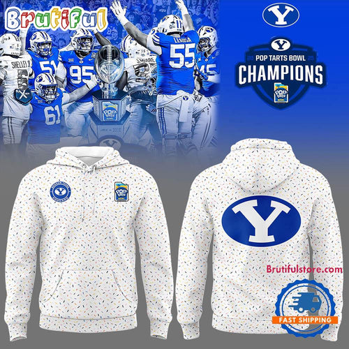 BYU Cougars Football The People’s National 2025 Champions White Hoodie T-Shirt