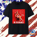 Caitlin Clark Indiana Fever 1500 Points in 78 Games T Shirt
