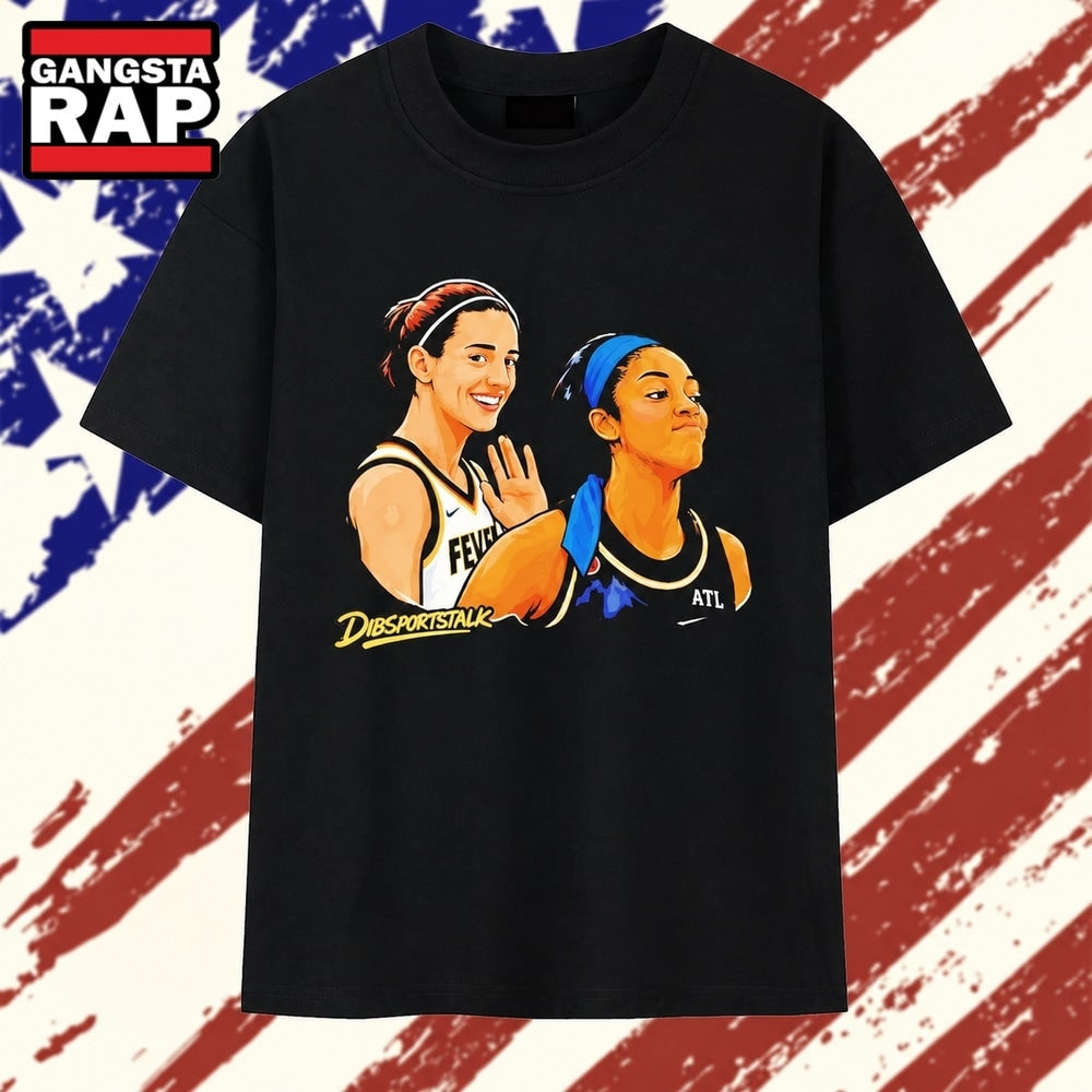 Caitlin Clark Indiana Fever and Rhyne Howard Atlanta Dream T Shirt