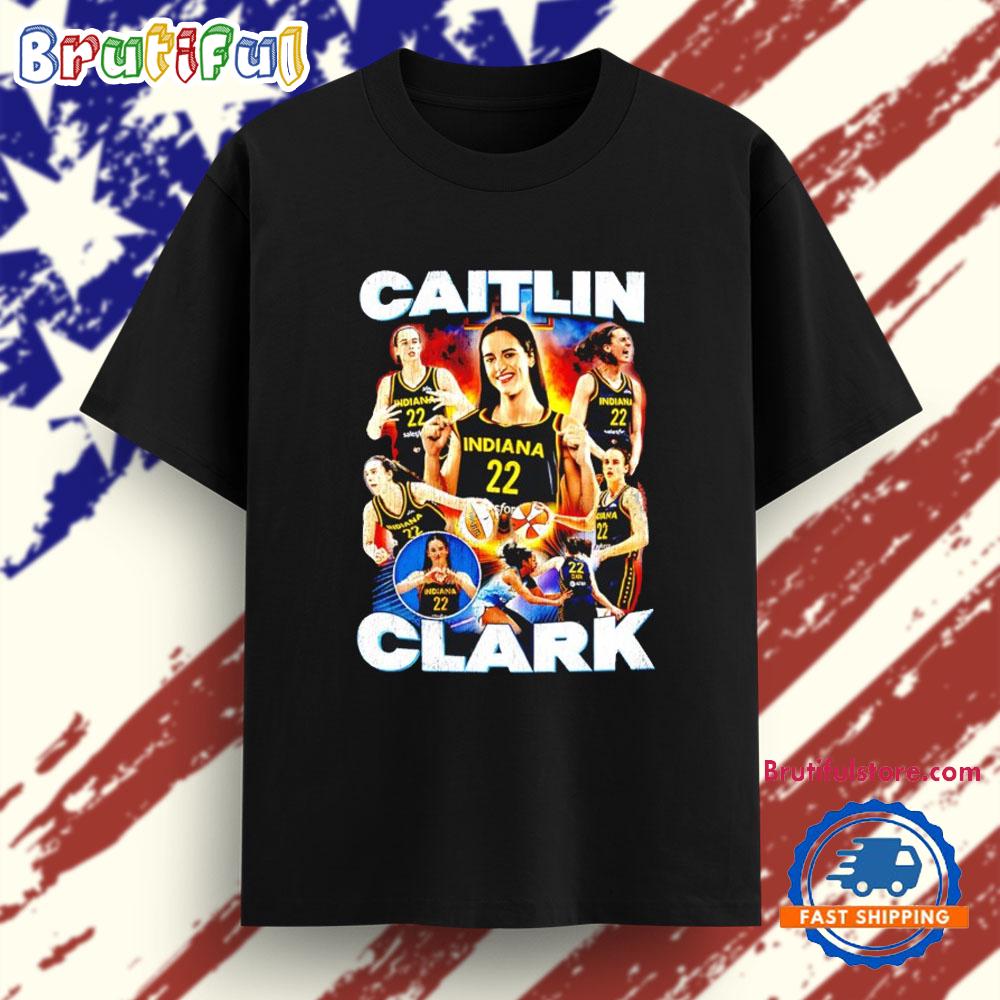 Caitlin Clark Indiana Fever Player Collage 2025 T Shirt