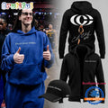 Caitlin Clark Shoot More Threes Logo And Signatures 2026 Limited Edition Black Zipper Hoodie