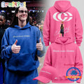 Caitlin Clark Shoot More Threes Logo and Signatures 2026 Pink Hoodie T-Shirt
