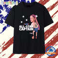 Caitlin Clark WNBA All Star 2025 Captain and two-time All-Star T Shirt