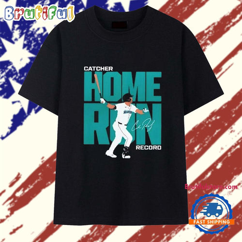 Cal Raleigh 50 Home Runs Catcher Record T Shirt