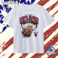 Caleb Wilson Chicago Bulls basketball hoop flame T Shirt