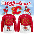 Calgary Flames 2025 Bluey And Bingo New Jersey