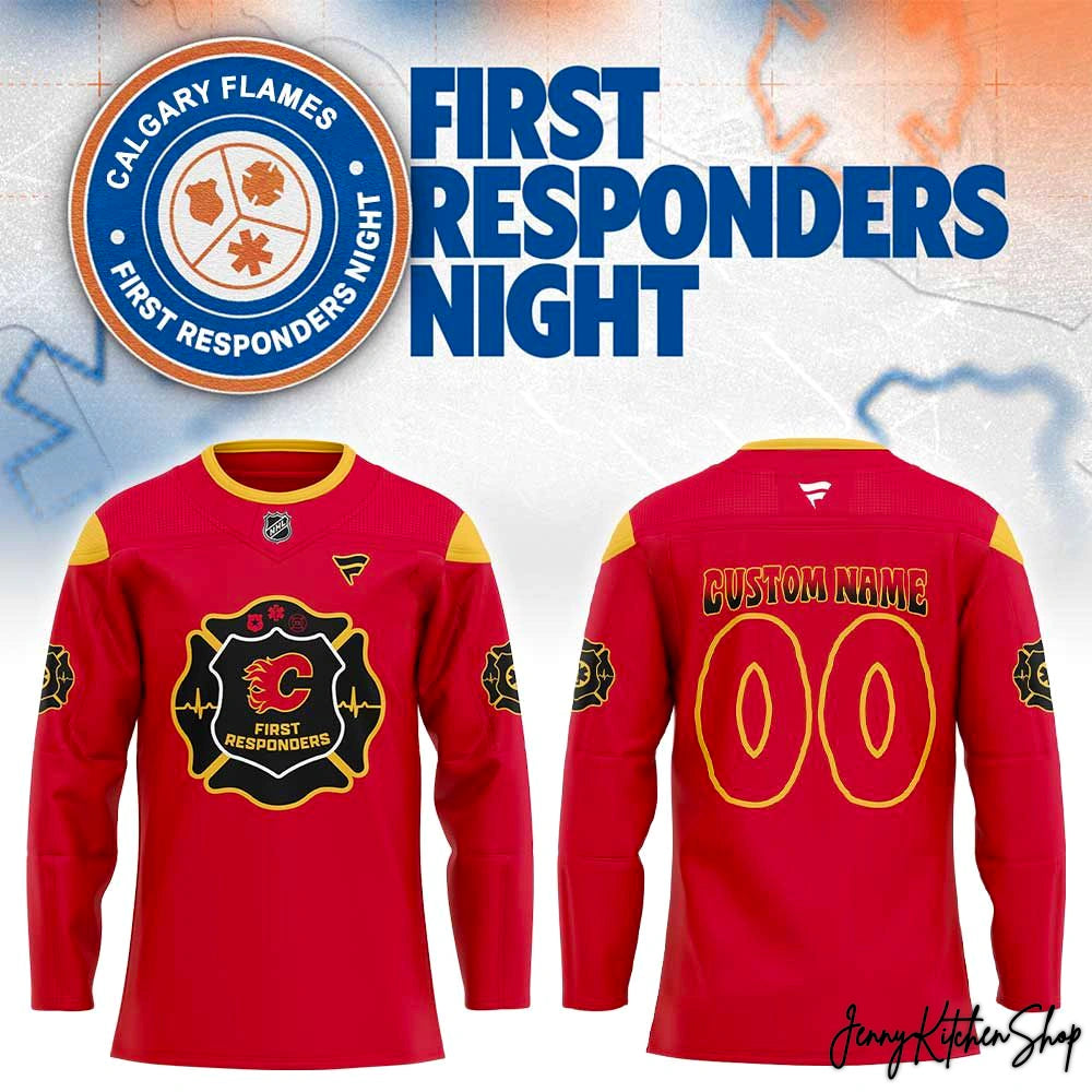 Calgary Flames 2026 First Responders Night Jersey