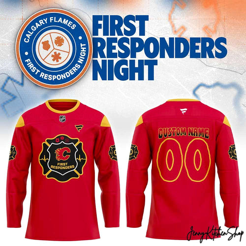 Calgary Flames 2026 First Responders Night Jersey