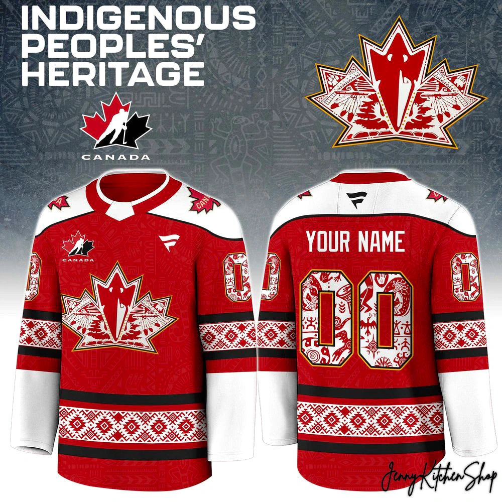 Canada Hockey 2025 Indigenous Peoples Heritage Hockey Jersey