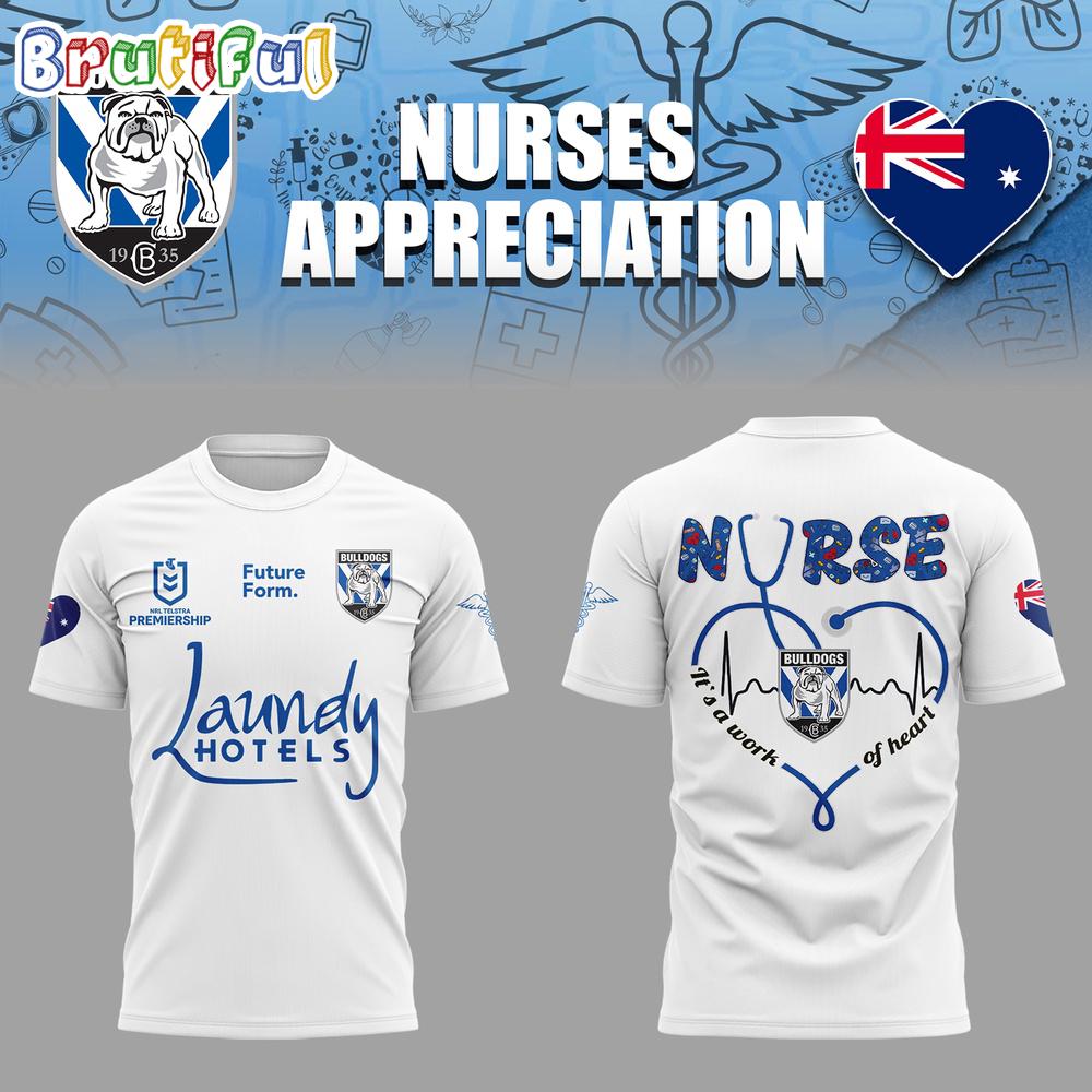 Canterbury-Bankstown Bulldogs Nurses Appreciation 2025 3D Printed Shirt