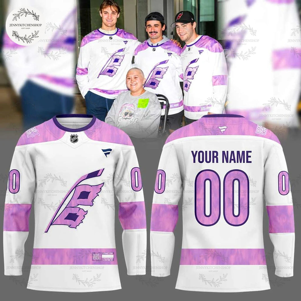 Carolina Hurricanes 2025 Fights Cancer Hockey Jersey