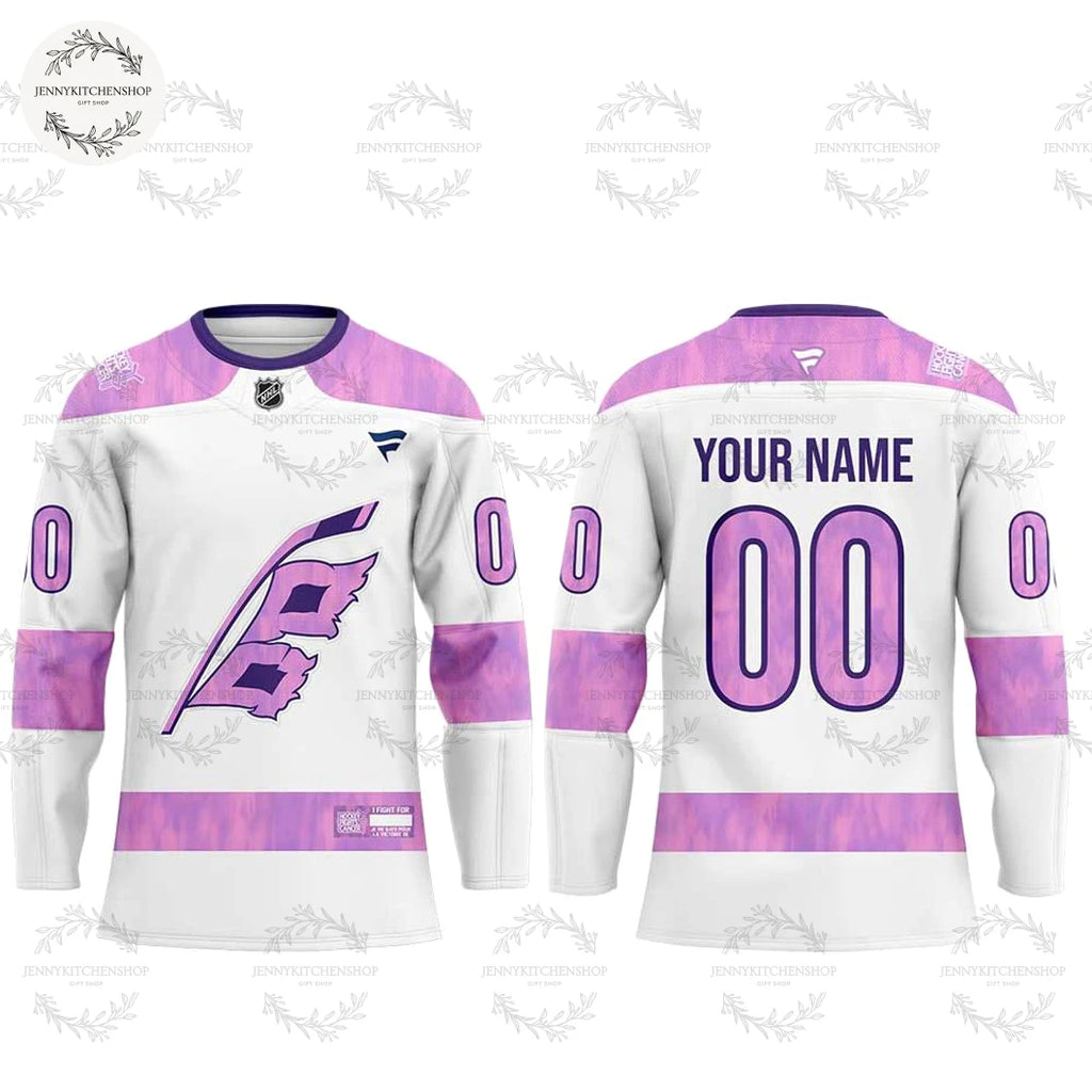 Carolina Hurricanes 2025 Fights Cancer Hockey Jersey