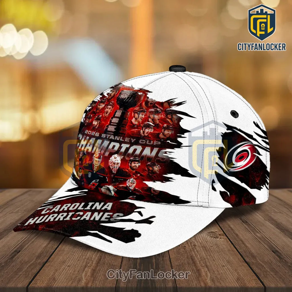 Carolina Hurricanes 2026 Stanley Cup Champions Baseball Cap