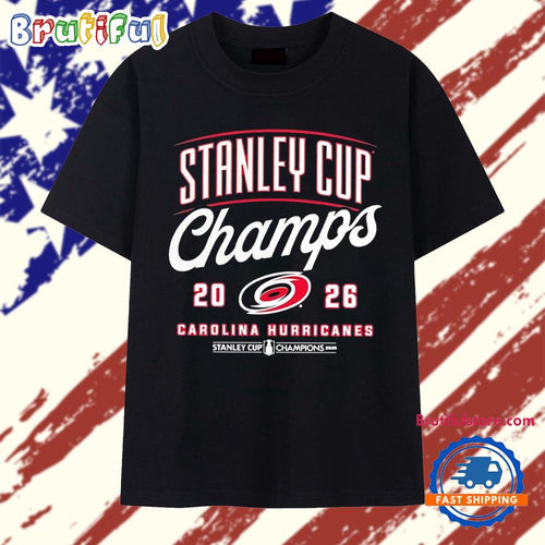 Carolina Hurricanes logo Stanley Cup champs 2026 T Shirt