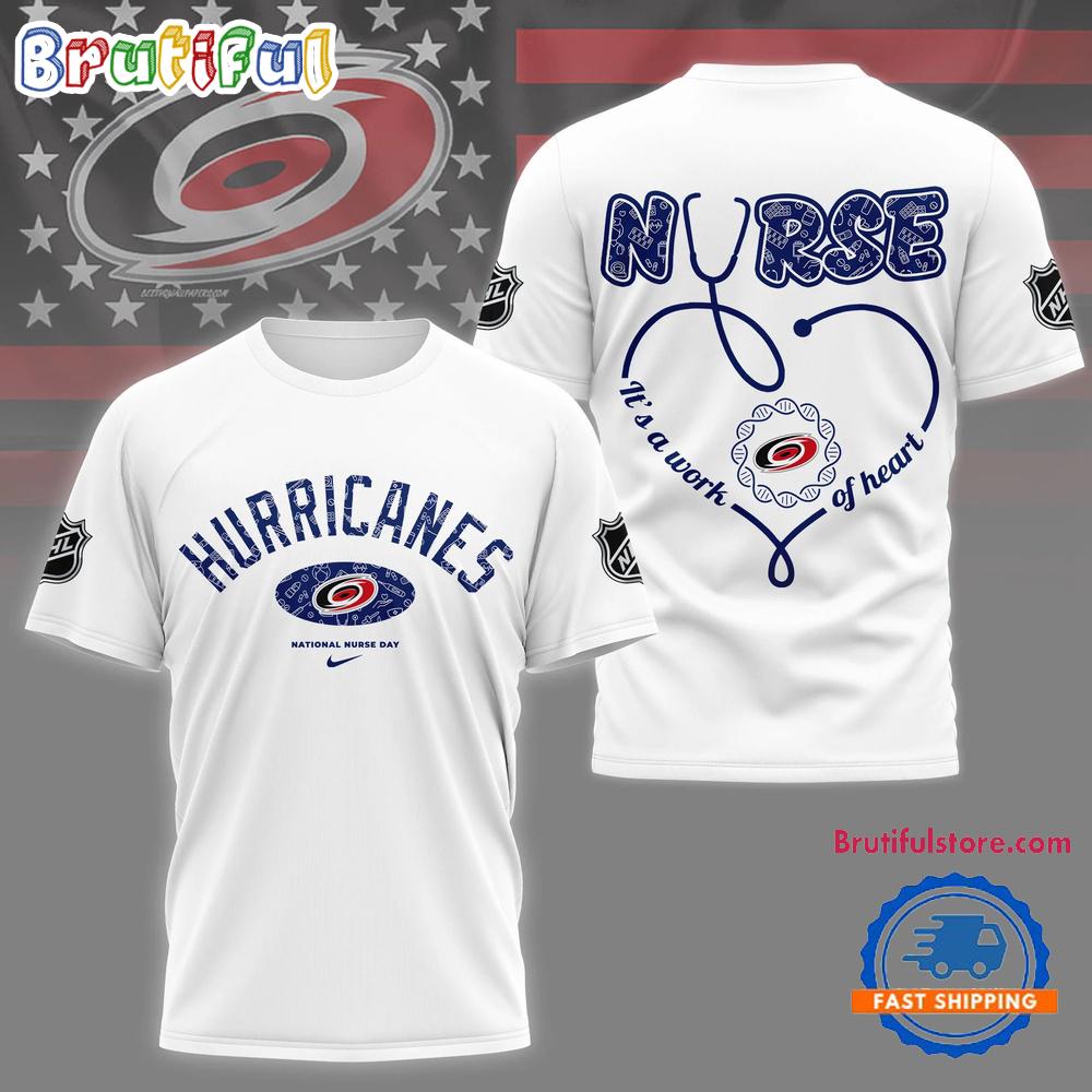 Carolina Hurricanes NHL Nurse Appreciation Month 3D T Shirt