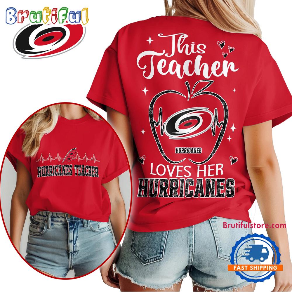 Carolina Hurricanes NHL Nurse Appreciation Month Unisex All Over Print T Shirt