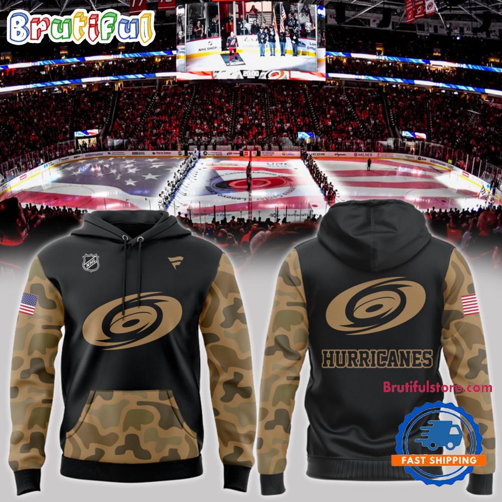 Carolina Hurricanes Special Edition Veterans Day Hoodie