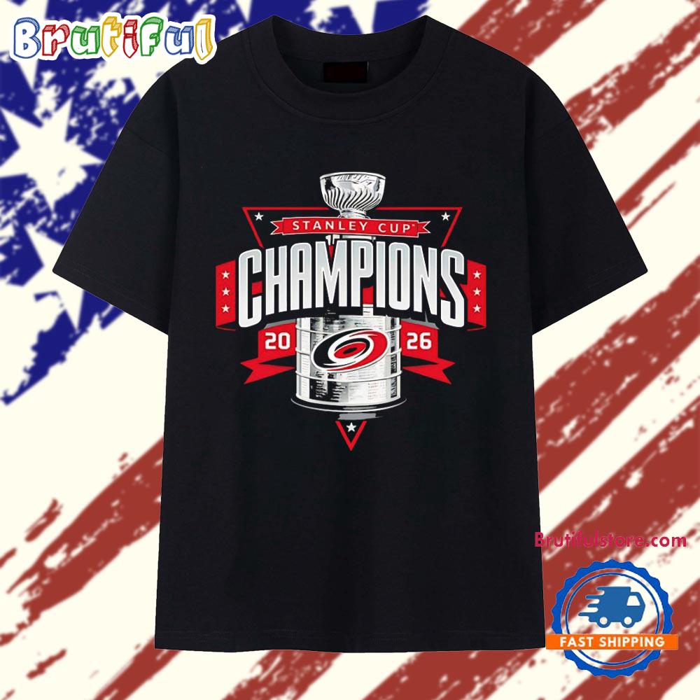 Carolina Hurricanes Stanley Cup Champions 2026 hockey tournament T Shirt