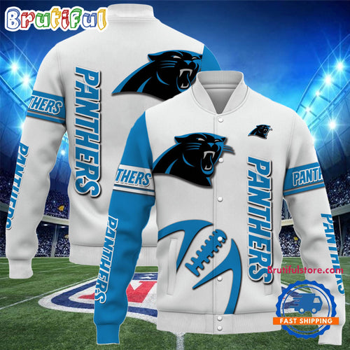 Carolina Panthers 2024 NFL Team Limited Edition New Design Baseball Jacket
