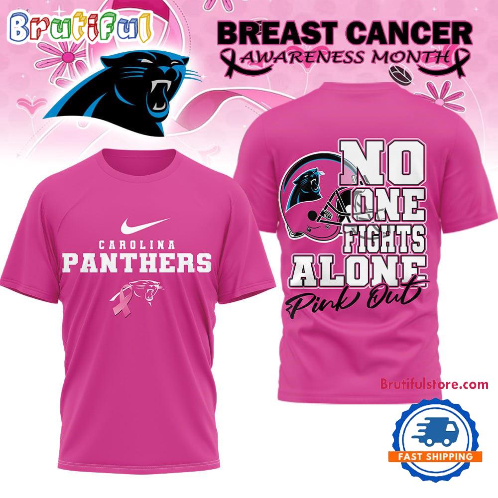 Carolina Panthers 2025 NFL Breast Cancer October Limited Edition 3D Shirt