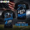 Carolina Panthers NFL Fan For Life Limited Edition 3D Shirt