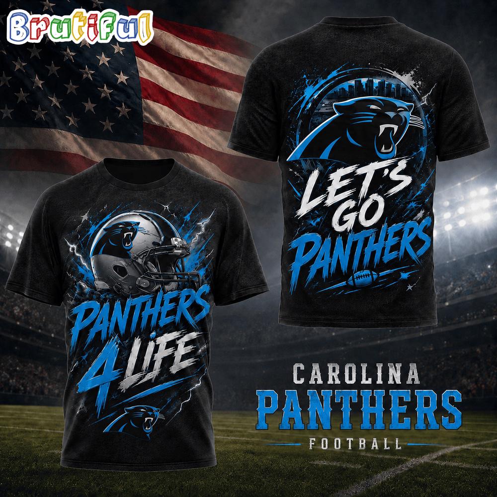 Carolina Panthers NFL Fan For Life Limited Edition 3D Shirt
