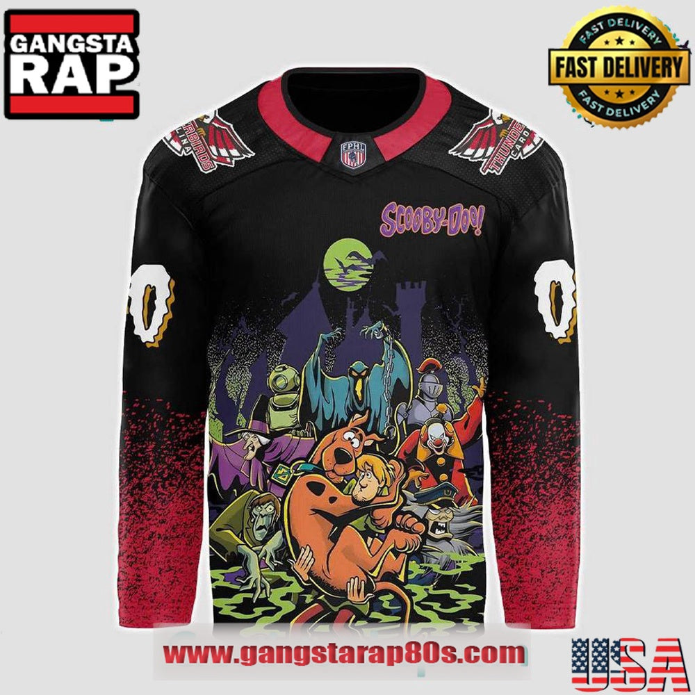 Carolina Thunderbirds x Scooby-Doo Night 2025 Custom Hockey Jersey