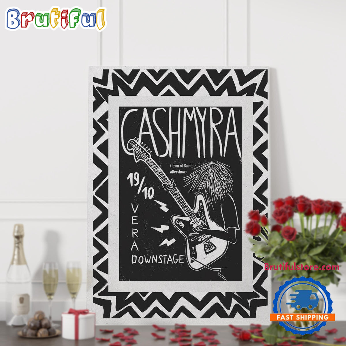 Cashmyra Tour Oct 19 2024 At VERA In Groningen NL Poster Canvas Art
