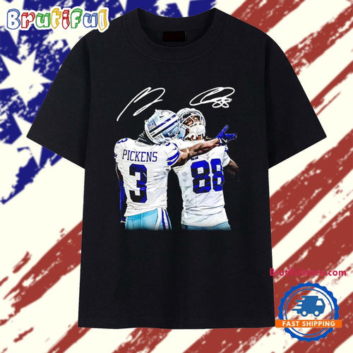 CeeDee Lamb and George Pickens Dallas Cowboys We Dem Boyz T Shirt