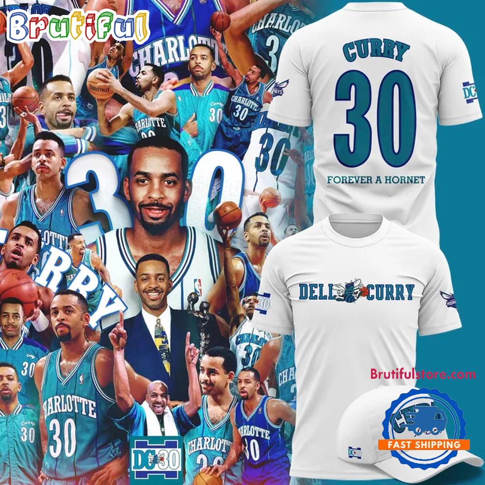 Charlotte Hornets Dell Curry Forever A Hornet 2026 Limited Edition Hoodie T-Shirt