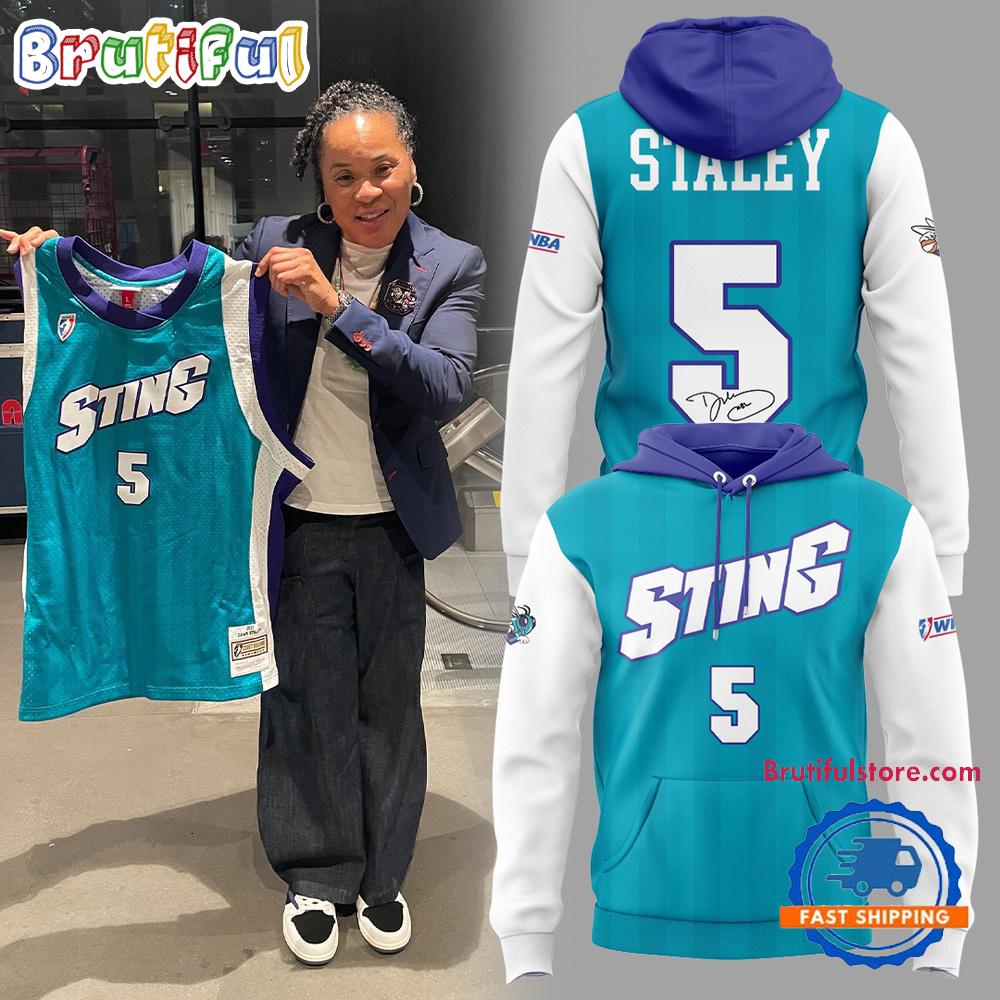Charlotte Sting x Dawn Staley Throwback 2001 Hoodie T-Shirt