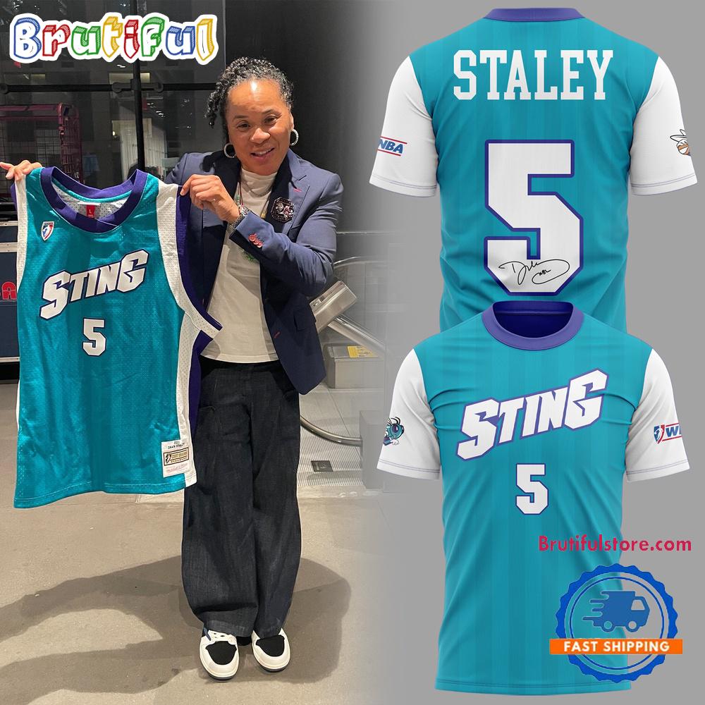 Charlotte Sting x Dawn Staley Throwback 2001 Hoodie T-Shirt