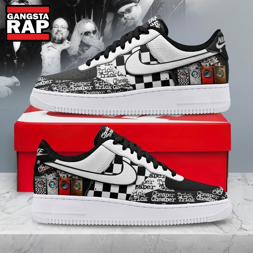 Cheap Trick Rock Band Custom Air Force 1 Shoes Sneaker, Music Air Force 1 Shoes