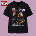 Chicago and Styx The Windy Cities Tour 2026 Vintage Rock Concert T Shirt, Music 2D Shirt