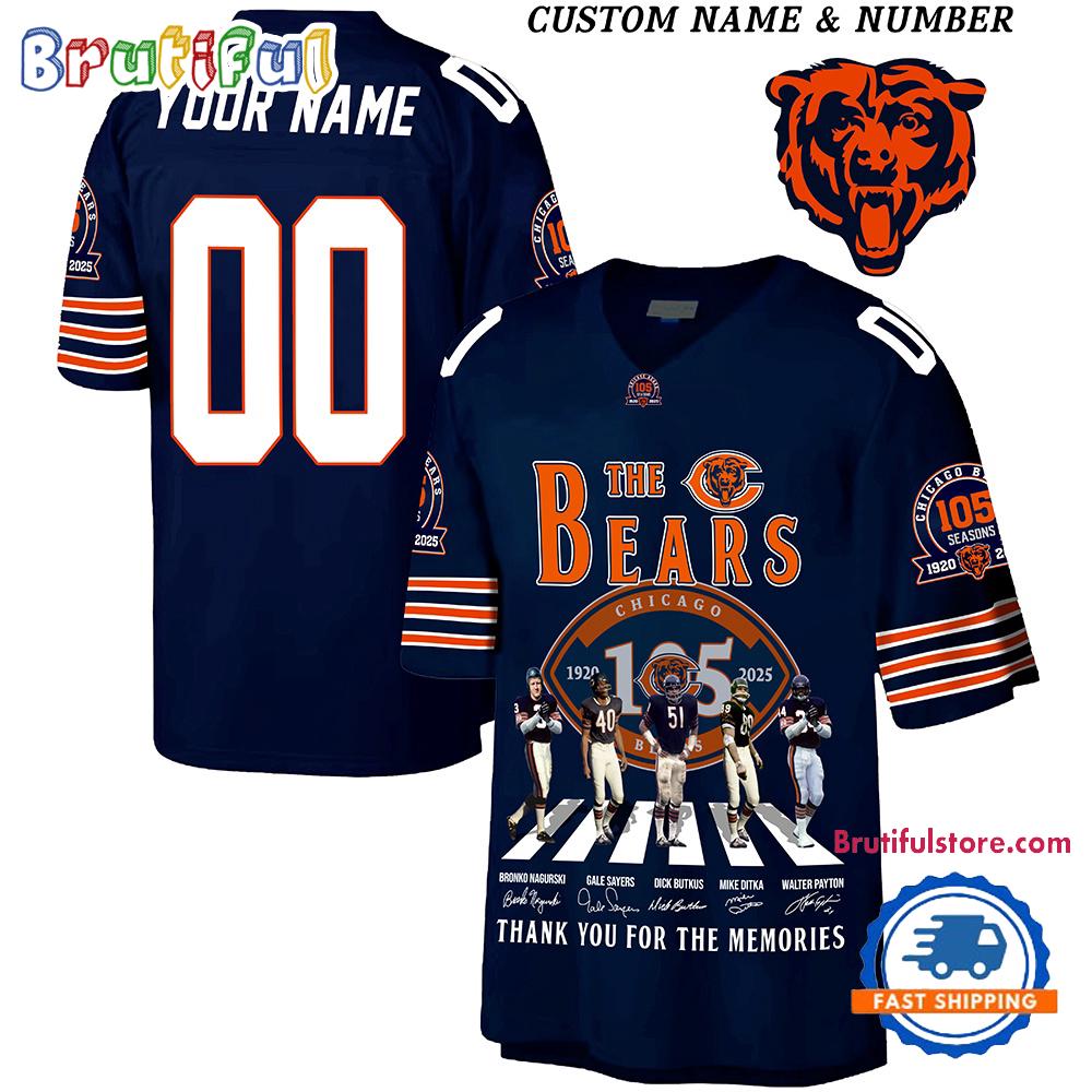 Chicago Bears 105th Anniversary 2025 Football Jersey