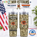 Chicago Bears 2026 NFL Honor Veterans Camo Stanley Tumbler