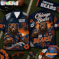 Chicago Bears 2026 NFL Mascot Beach Vibes Summer Hawaiian Shirt