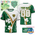 Chicago Bears 2026 NFL Personalized Happy St. Patrick’s Day 3D Shirt