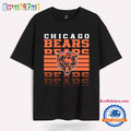 Chicago Bears Football Logo Echo Back To Back T Shirt