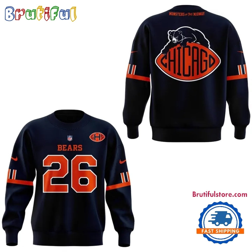 Chicago Bears Inspired by the past Built for the future Exclusives 2026 Hoodie T-Shirt