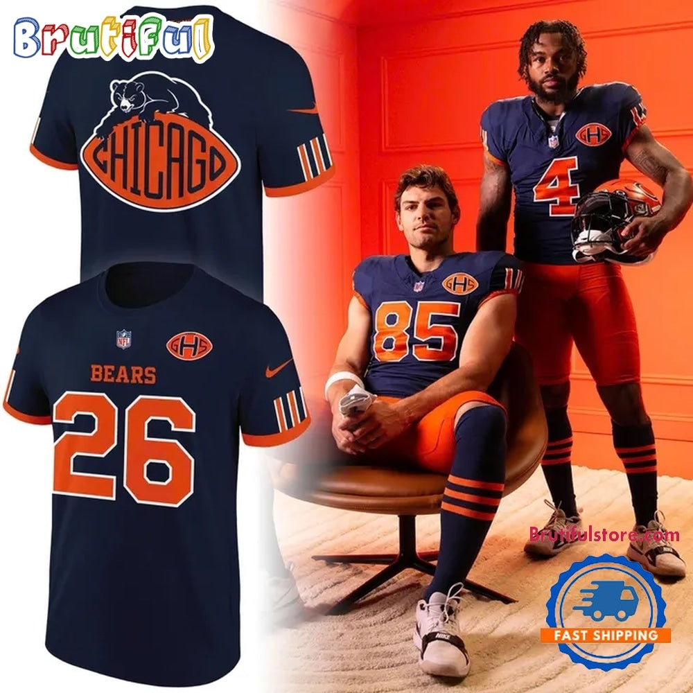 Chicago Bears Inspired by the past Built for the future Exclusives 2026 Hoodie T-Shirt