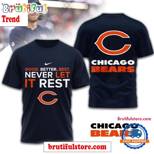 Chicago Bears Lovie Smith Thank You Good Best Better 2025 Limited Edition 3D Shirt
