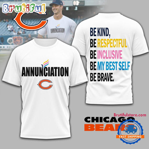Chicago Bears NFL Annunciation 2025 Unisex 3D Shirt