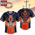 Chicago Bears NFL Blessed Beyond The Score Baseball Jersey