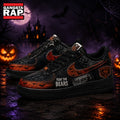 Chicago Bears NFL Fear The Team Halloween Air Force 1 Shoes Sneakers