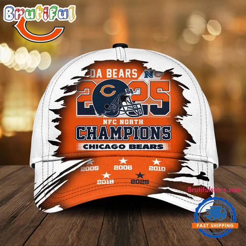 Chicago Bears NFL NFC North Champions Super Bowl Classic Cap