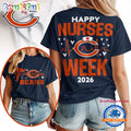 Chicago Bears NFL Nurse Week 2026 All Over Print Unisex T Shirt